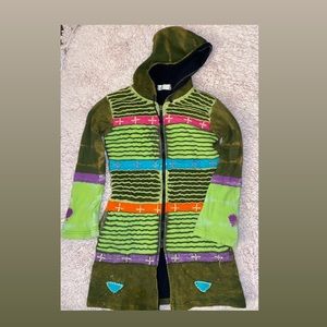 Long Green Hippie Sweater✨